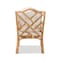 Baxton Studio Sonia Modern and Contemporary Natural Finished Rattan Armchair 185-11879-Zoro - alternate 5